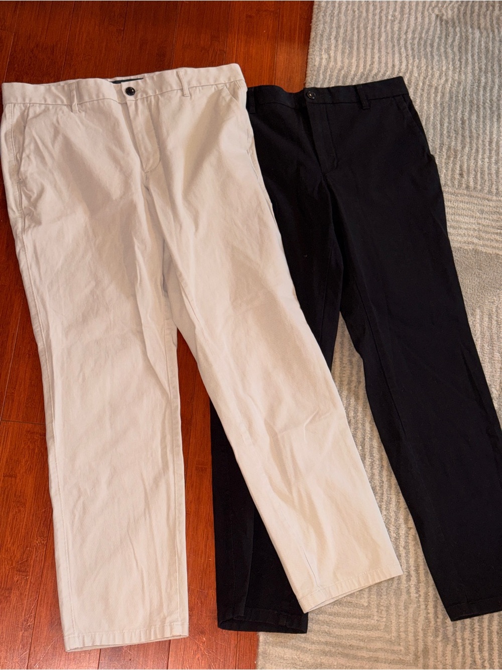 Men's Everlane Straight-Leg Dress Pants Size 34 - Two Pairs
